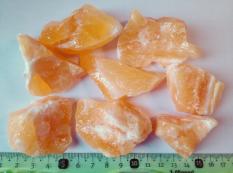 Pb cal 39 a 56gr 1 piece calcite orange mexique 1